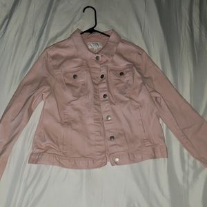 Light Pink Denim Jacket